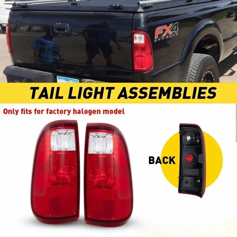 

1Pcs Taillight Tail Light Cover Shell FO2800208, FO2801208 For Ford Super Duty F-250 F-350 F-450 F-550 2009 2010 2011 2008 -2016