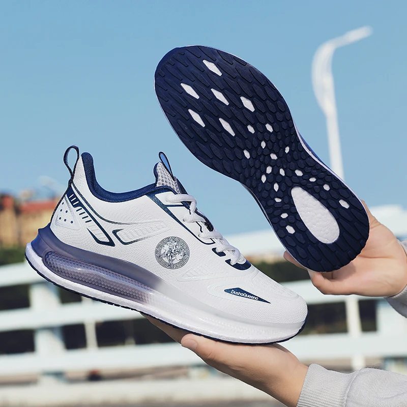 PARZIVAL Men's Shoes Air Cushion Runner Trainers Tenis Plate Sports Running Shoes Women Comfortable Athletic Speciality Sneakers