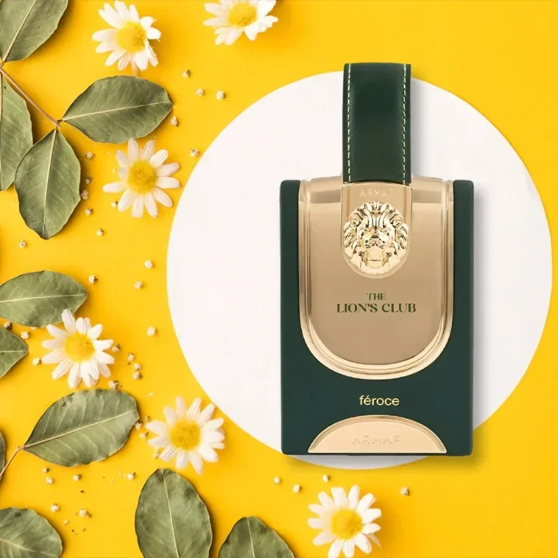 Profumo arabo di lusso-Armaf The Lion's Club, profumo piccante legnoso ricco di cedro e legno di sandalo, fragranza forte e di lunga durata per uomo