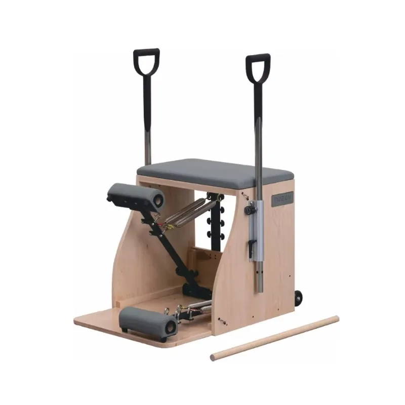 

YTYIN Wunda Chair Combo, Gray Maple, Eco-Friendly Durable Pilates Yoga Chair, Reconditioned for Home Gym Fitness Equipment