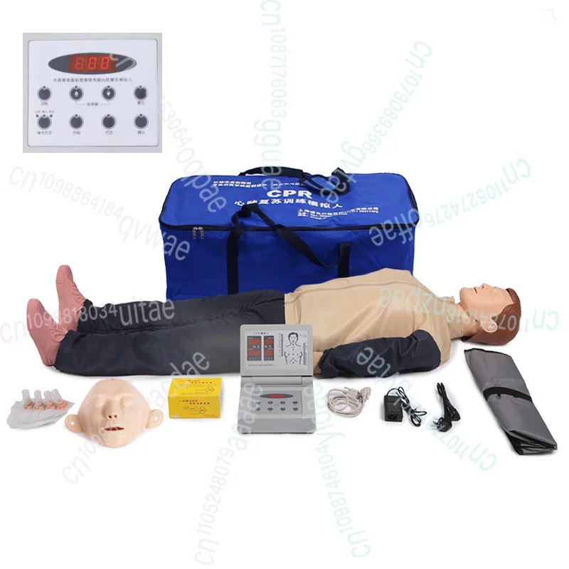 

Манекен для СЛР всего тела для взрослых/манекен Симулятор экстренной подготовки СЛР Манекен для тренировки искусственного дыхания Медицинская подготовка M