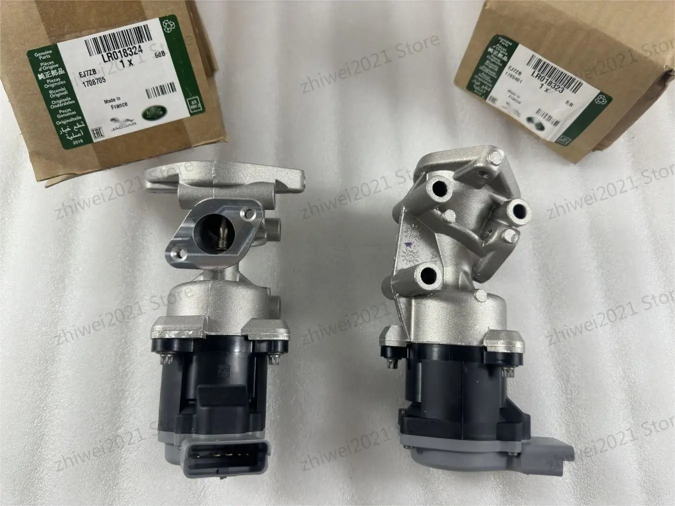 The new lr018323 and lr018324 front left and right exhaust gas recirculation valves are used for discovery MK3 MK4 2.7 TD