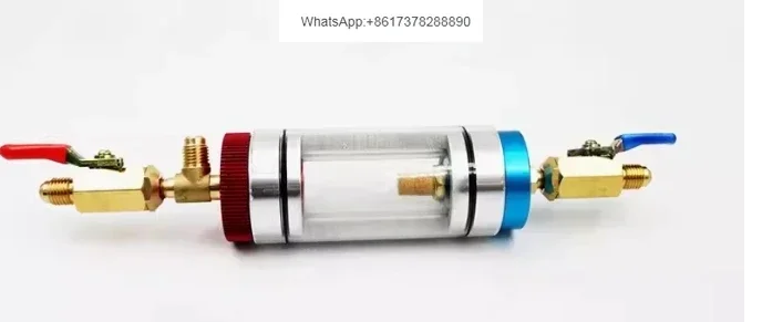 Auto Air Conditioner Refrigerant Filler Vacuum Type Water Tank Replacement Auto Repair Tool Assembly Parts  R134