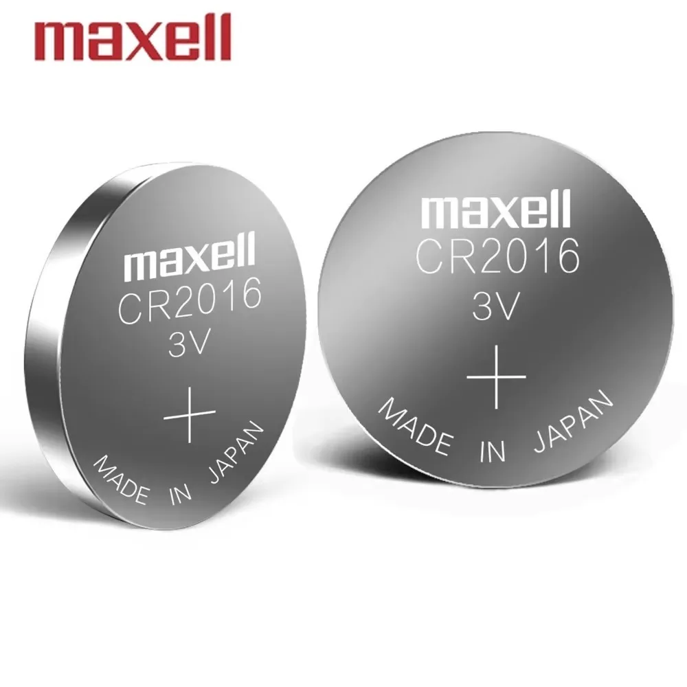 10PCS Original-MAXELL CR2016 Lithium Button Battery DL2016 BR2016 LM2016 3V Coin Cell Watch Batteries for Toys Clock Remote