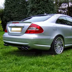 For BENZ W209 Spoiler 2004-2007 CLK-class CLK200 280 350 55 63 Spoiler Real Carbon Fiber/FRP Car Rear Wing Spoiler