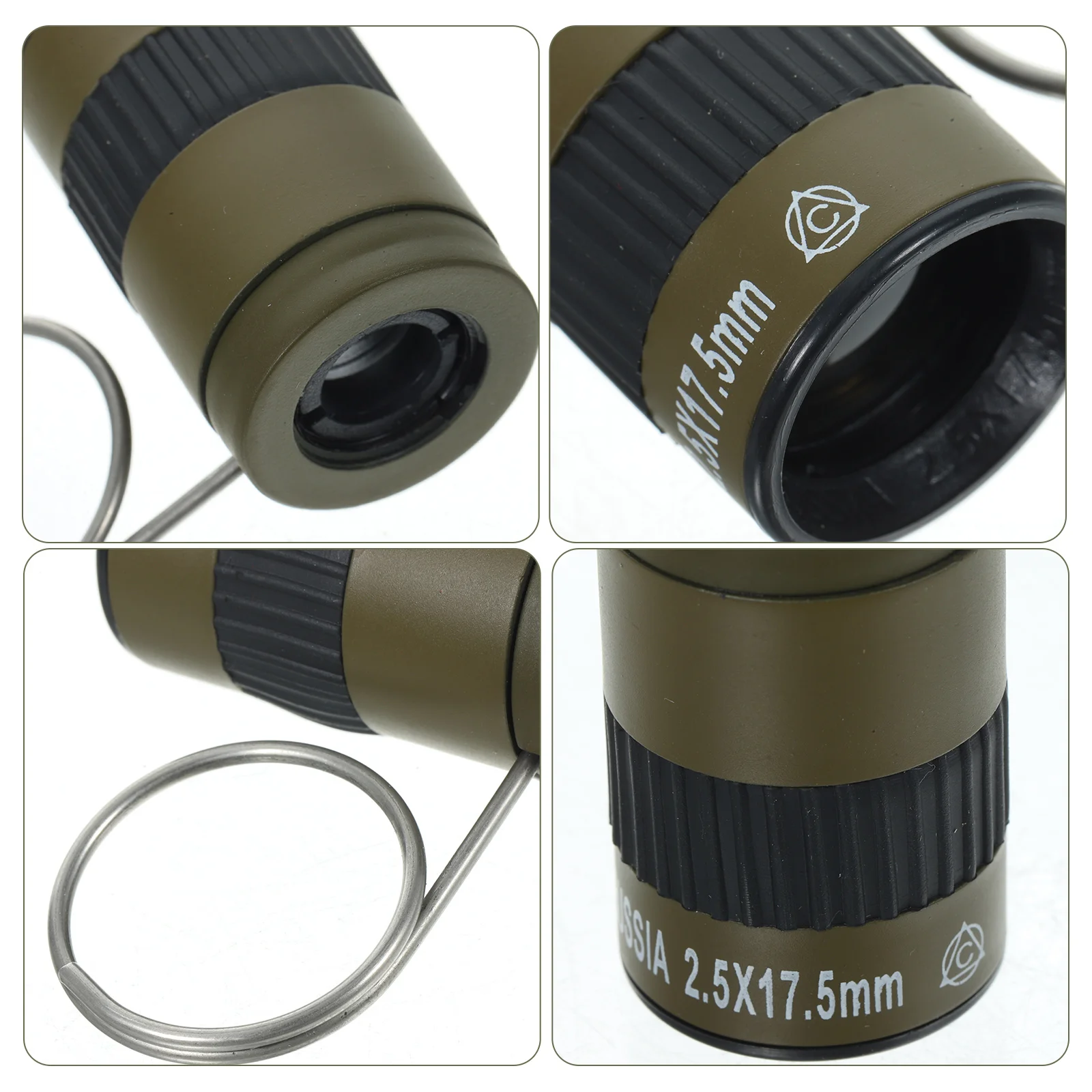 

1 Set Of Mini Telescope Outdoor Pocket Monocular Portable Finger Monocular Camping Accessory