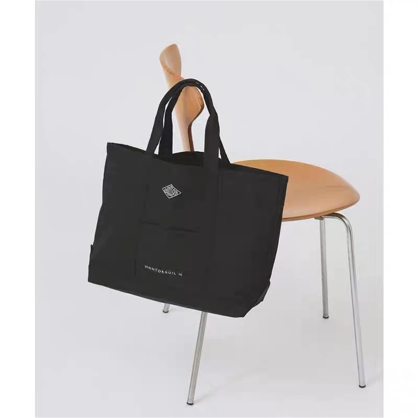 

DANTON letter embroidery tote bag shopping bag travel bag