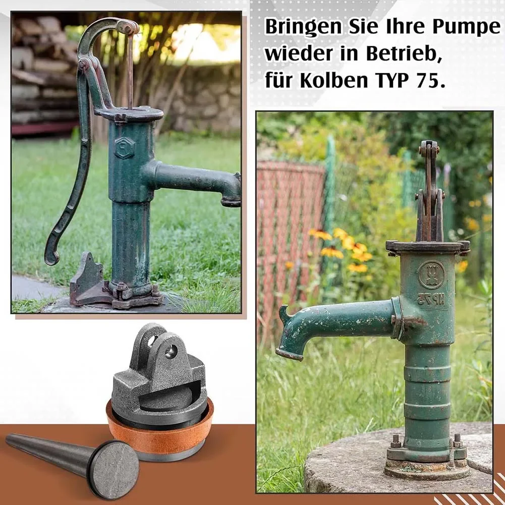 For Handle Pumps Type 75 With Nose Piercing Valve Bolt Set Leather Sealing For Handle Pumps Type 75 With Nose Piercing Valve Bol