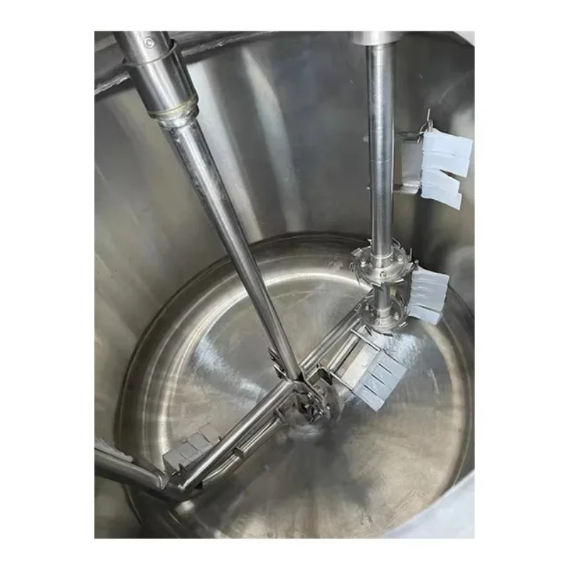 Milk homogenizer for yogurt High pressure homogenizer 500l mixing tank with homogenizer Hot mixer Mixer