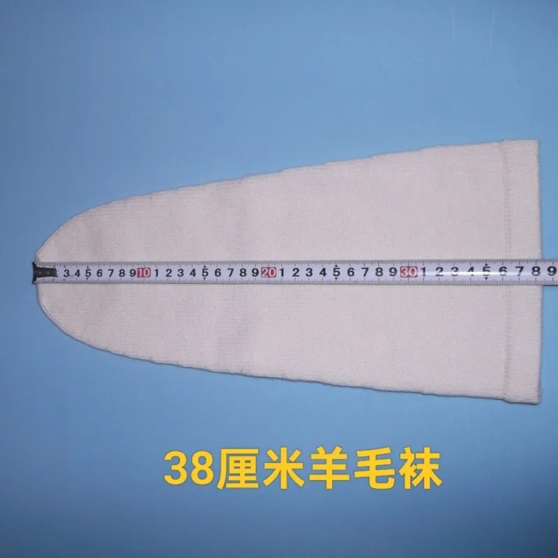 Calzino per ceppo di lana Ispessimento della coscia e del polpaccio Disabili Morbido e confortevole Calzino per le gambe protesico sopra il ginocchio per amputie