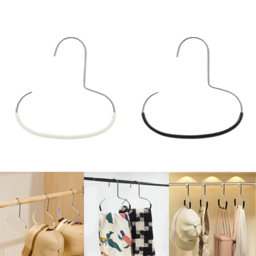 

Circle Ring Hat Hanger 8 Hats Display Rack Baseball Cap Organizer Scarf Towel Tie Storage Holder for Closet Bedroom Saving Space