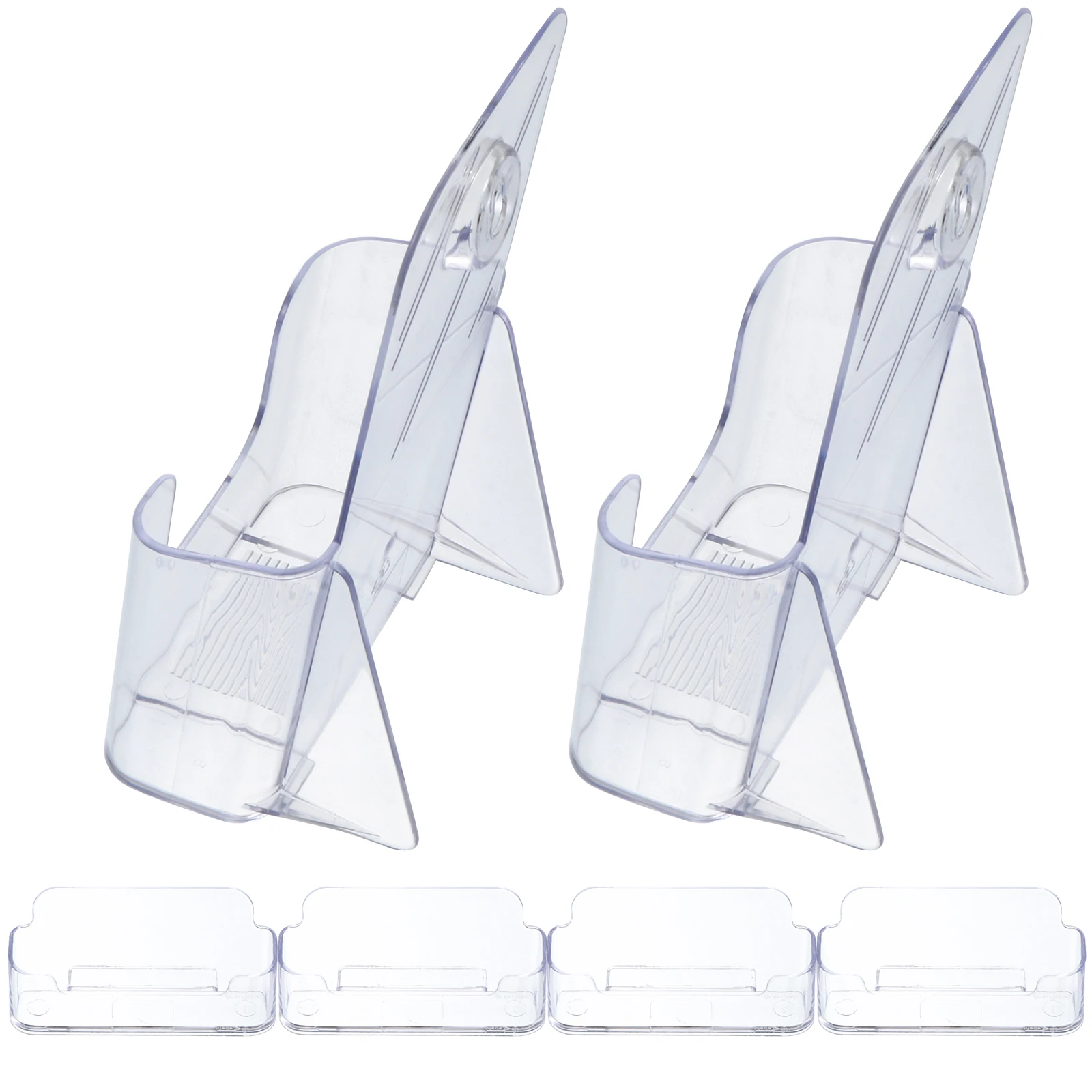 

1Set Acrylic Desktop Book Holder Portable File Display Stand Brochure Rack Stable Business Card Storage Organizer