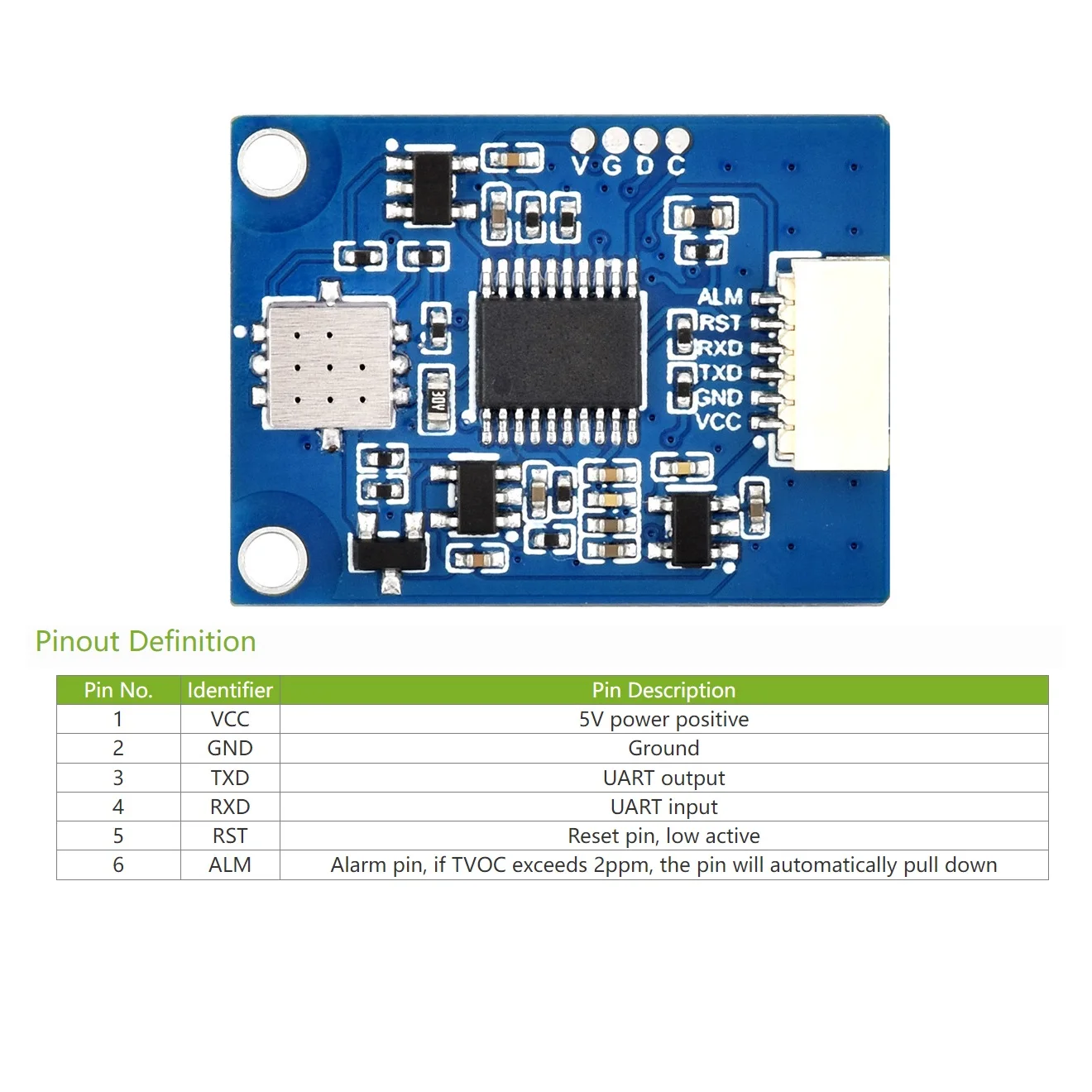 TVOC Gas Sensor Expansion Board Module