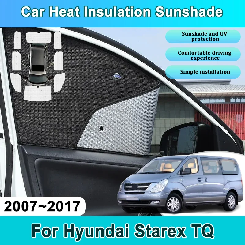 

For Hyundai Starex iMax H1 TQ Huiyi 2007~2017 Car Full Coverage Sunshades Light Blocking Visor Heat insulation Auto Accessories