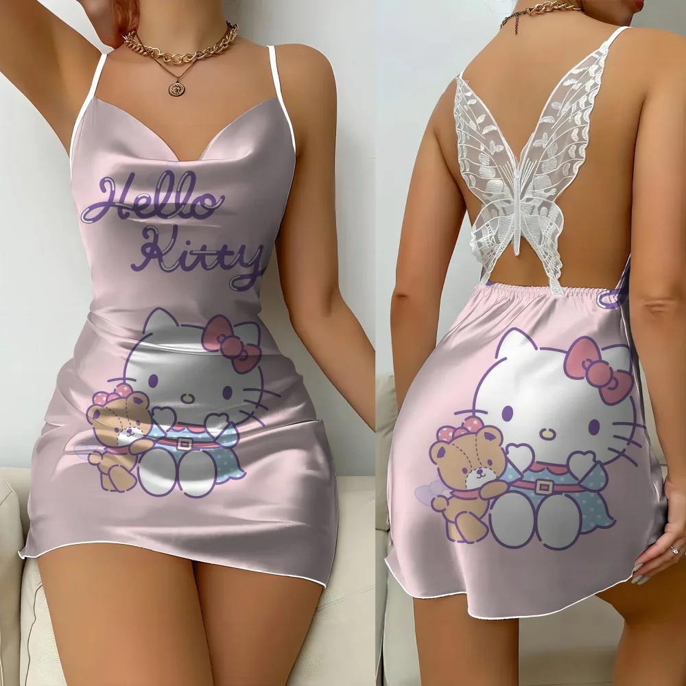 Nightgown Woman Night Sexs Dress Women Sleepwear One Piece Dress Sexy Slip Lingerie Pajama Lady New in Women's Sleepwear Lovely