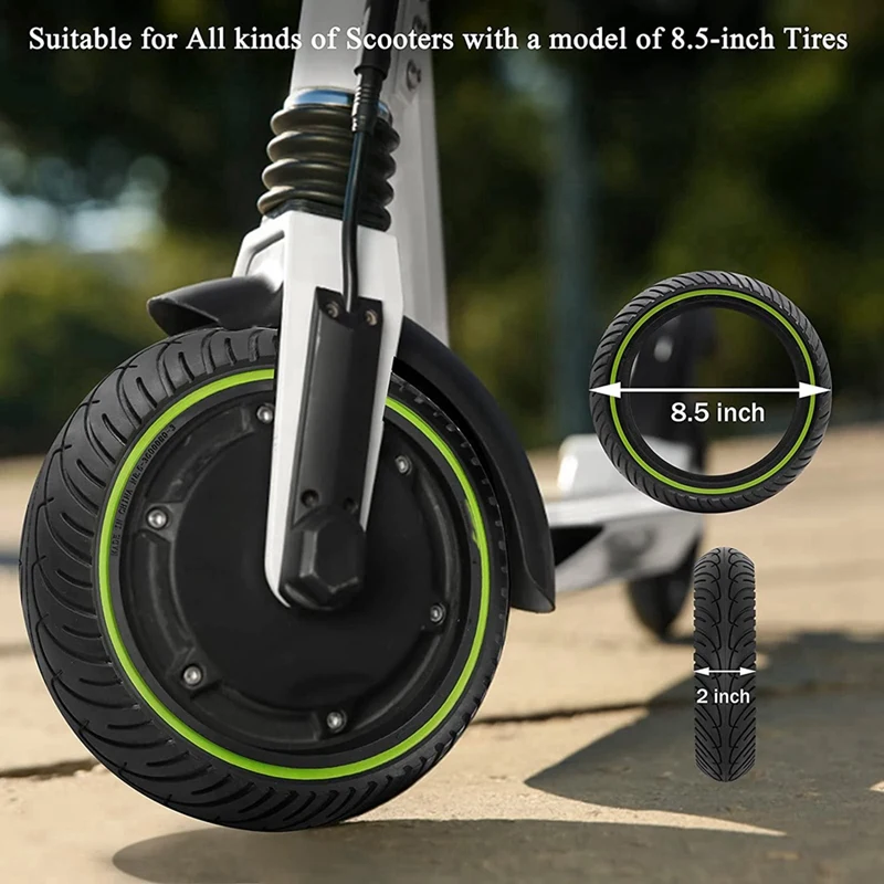 2 PCS For XIAOMI Electric Scooter 8 1/2X2 Explosion-Proof Tire 8.5 Inches