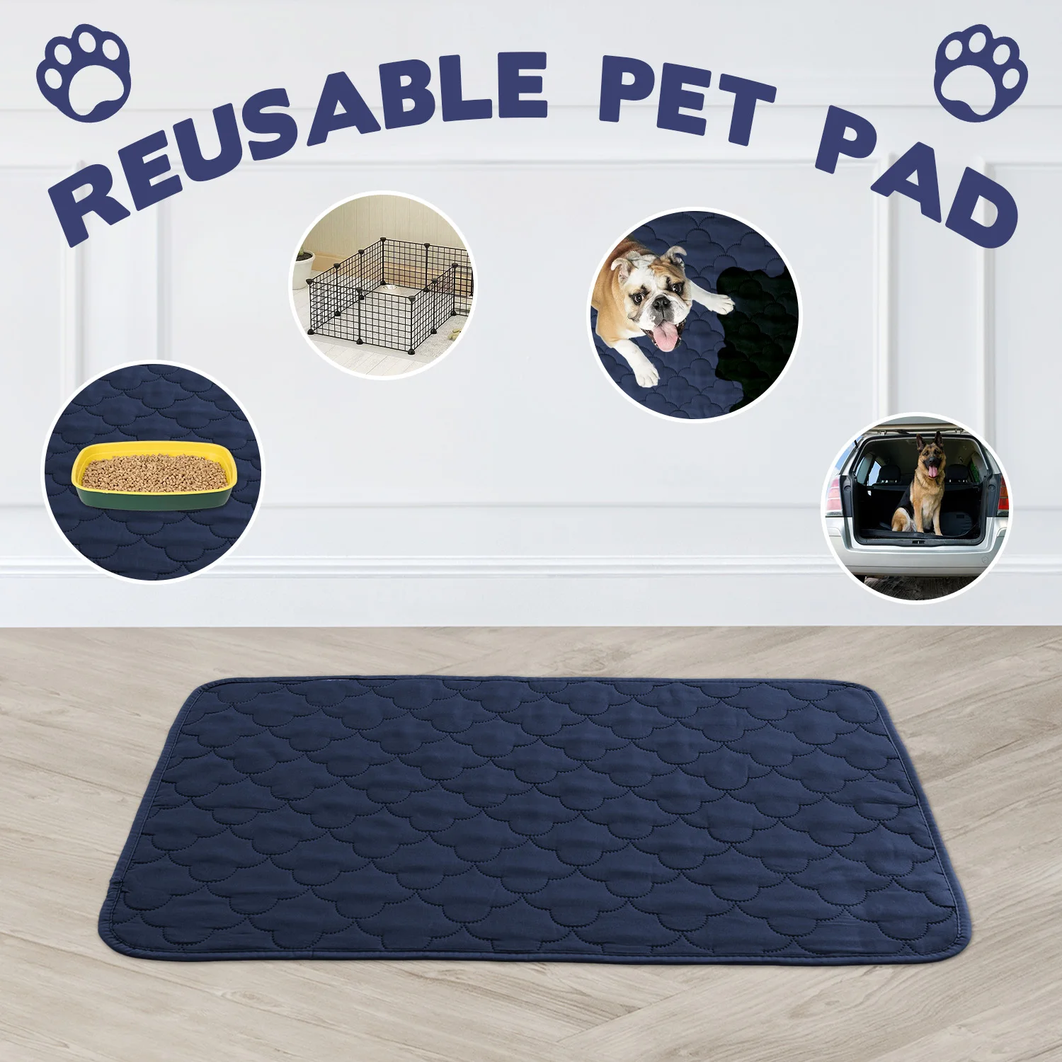 100% Double-Sided Waterproof Dog Bed Cover Pet Blanket Sofa Couch Furniture Protector for Kids Children Dog Cat