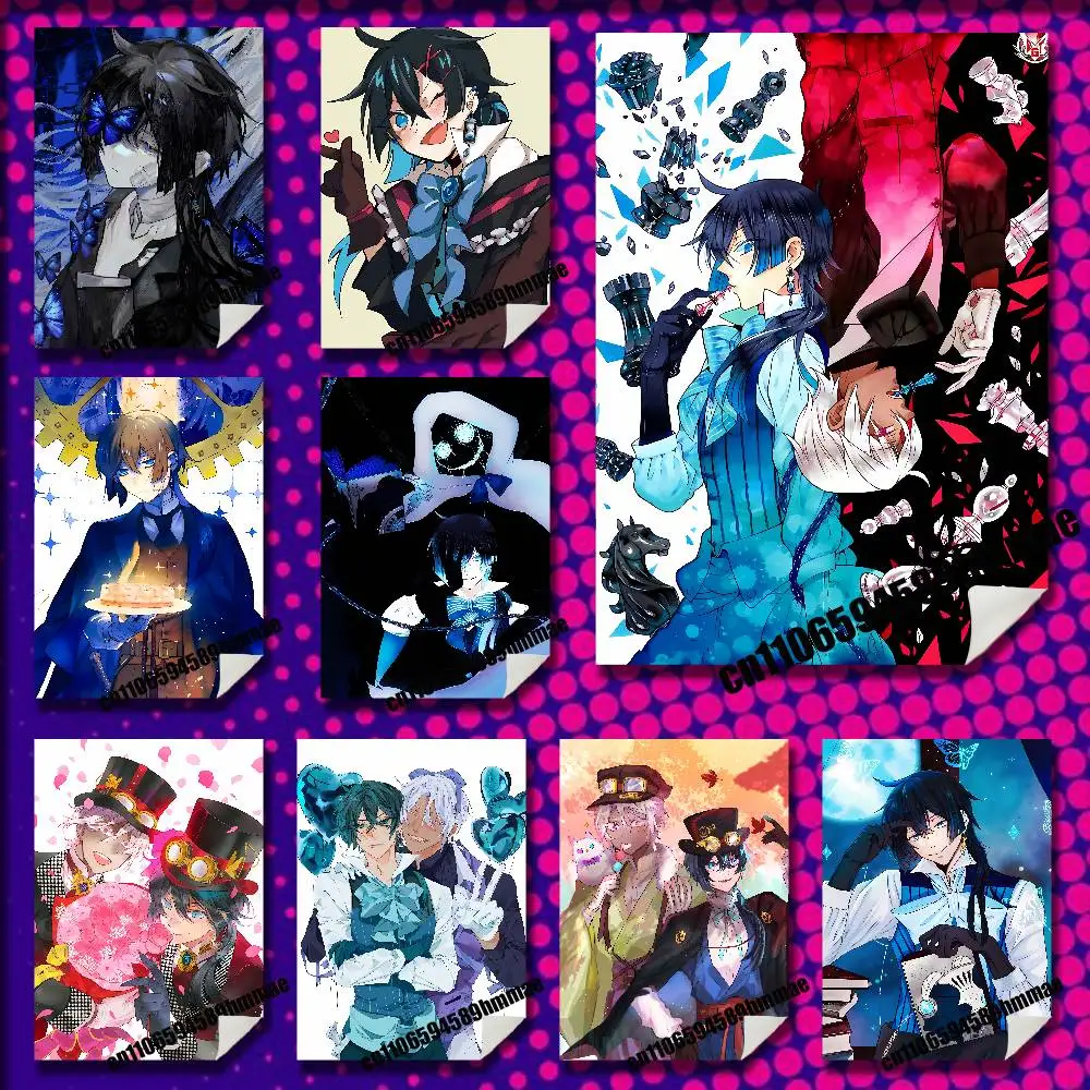 

For The Case Study of V-Vanitas Noe Archiviste Poster Wall Murals Paper Home Self-adhesive Decoration Sticker Playbill Cover