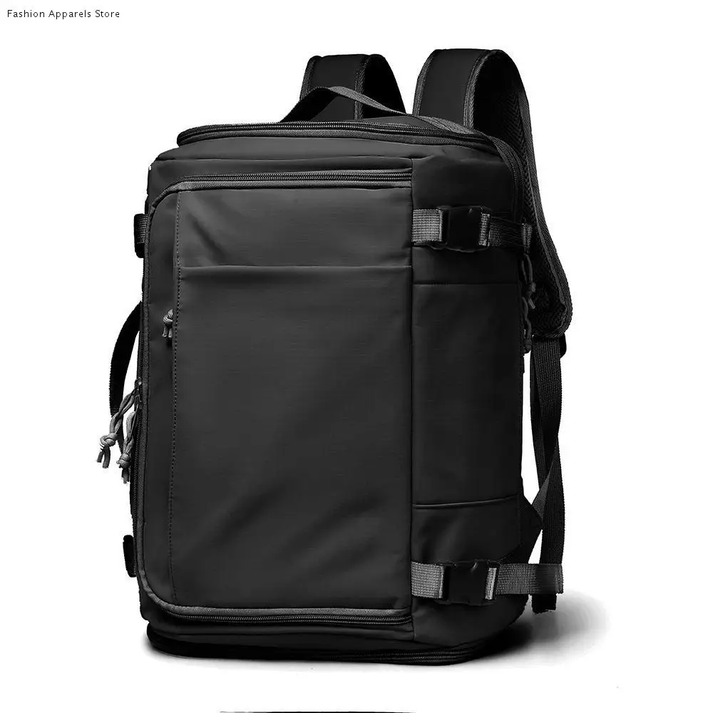 

Schoolbag Box Style Luggage Backpack Large Capacity Unisex Travel Backpack Scalable Anti-Scratch Cabin Daypack College
