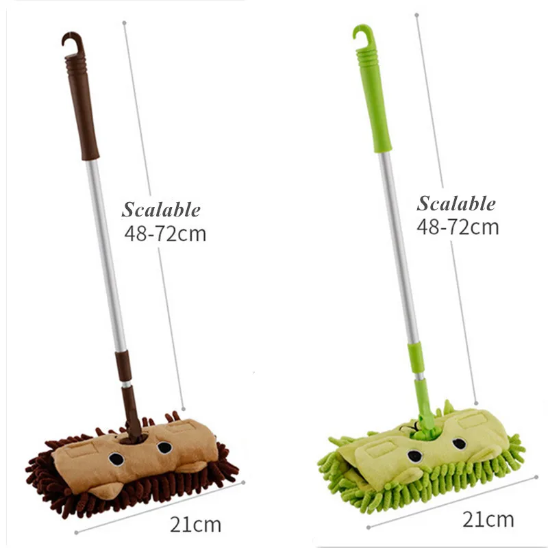 Mini fregona de juguete para niños, herramientas de limpieza de suelo estirables, limpiador de juegos de rol para niños, juguete para regalo, casa de barrido para bebés, juguetes para jugar a las casitas