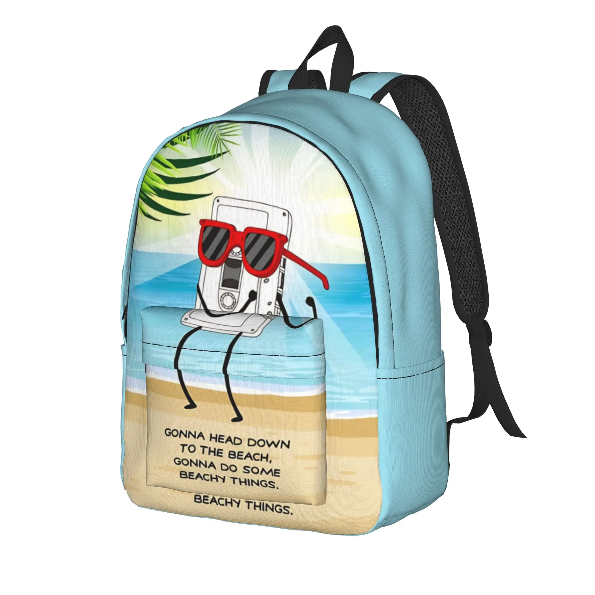 Back to school season sweet valentine cartoon Rucksack R-Regular show Students Multi-Function Backpack