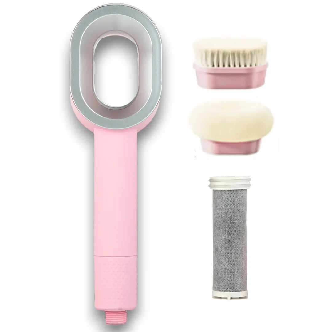 Spa Kit Double acting head with exfoliating brush and sponge
