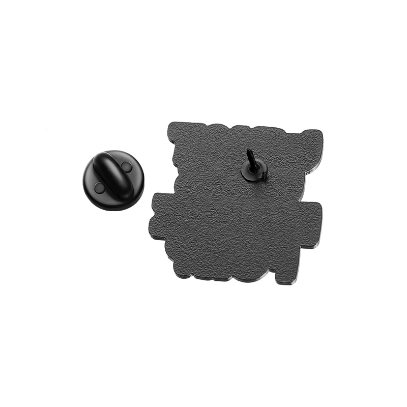 Billy English Sentence Shape Brooch Design Creative Colourful Lapel Pins Clothes Lapel Pins Book Bag Accessories Gift