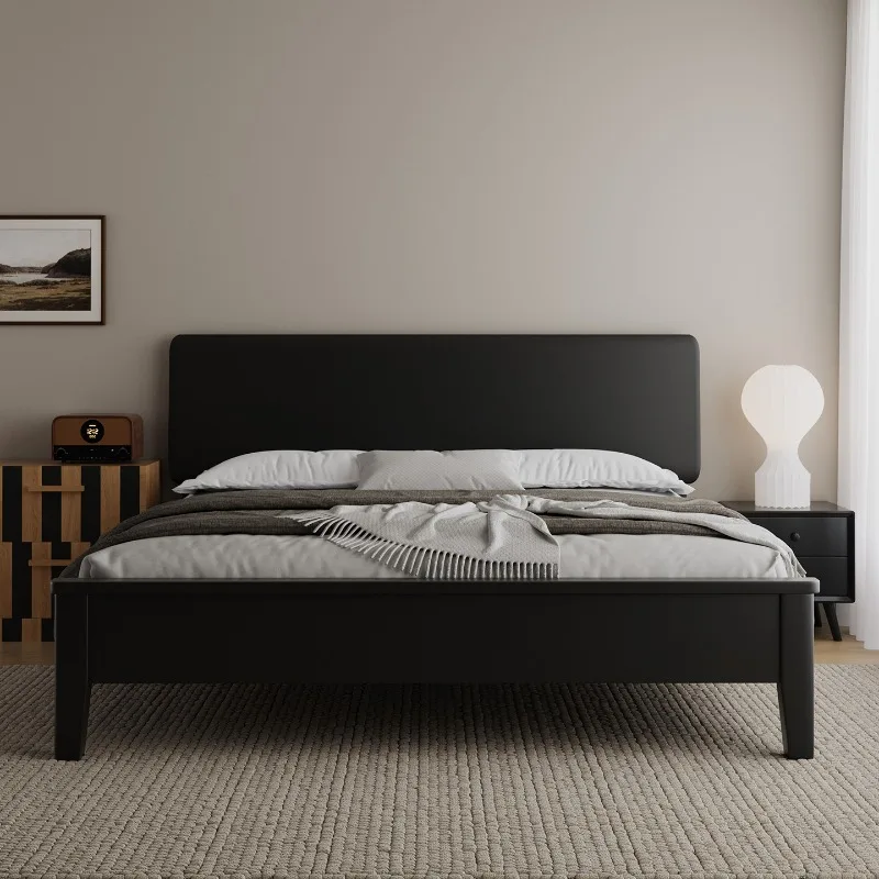 Design Simple Bed Bedroom Double Sleeping European Luxury Modern Headboards Bed Single Queen Letto Matrimoniale Home Furniture