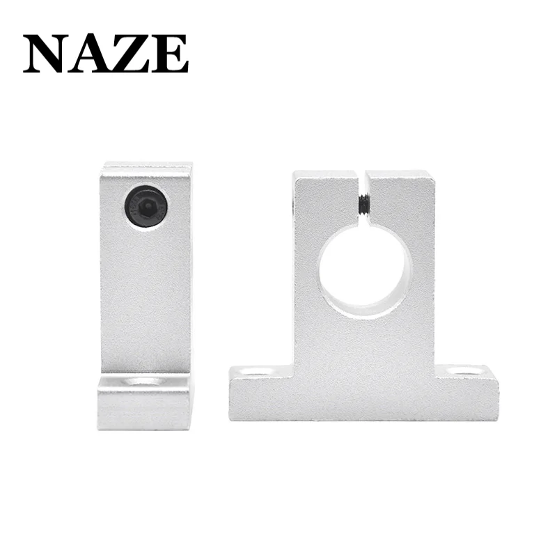 

4pcs/lot Sk8 Sk10 Sk12 Sk16 Sk20 Sk25 Sk30 High quality Linear Bearing Rail Shaft Support Cnc Router Sh8a 3d Printer Part