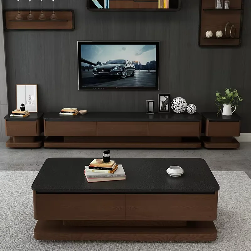 Unique Designer Black Coffee Table Italian Rustic Black Nordic Coffee Table Living Room Storage Couchtisch Modern Home Decor