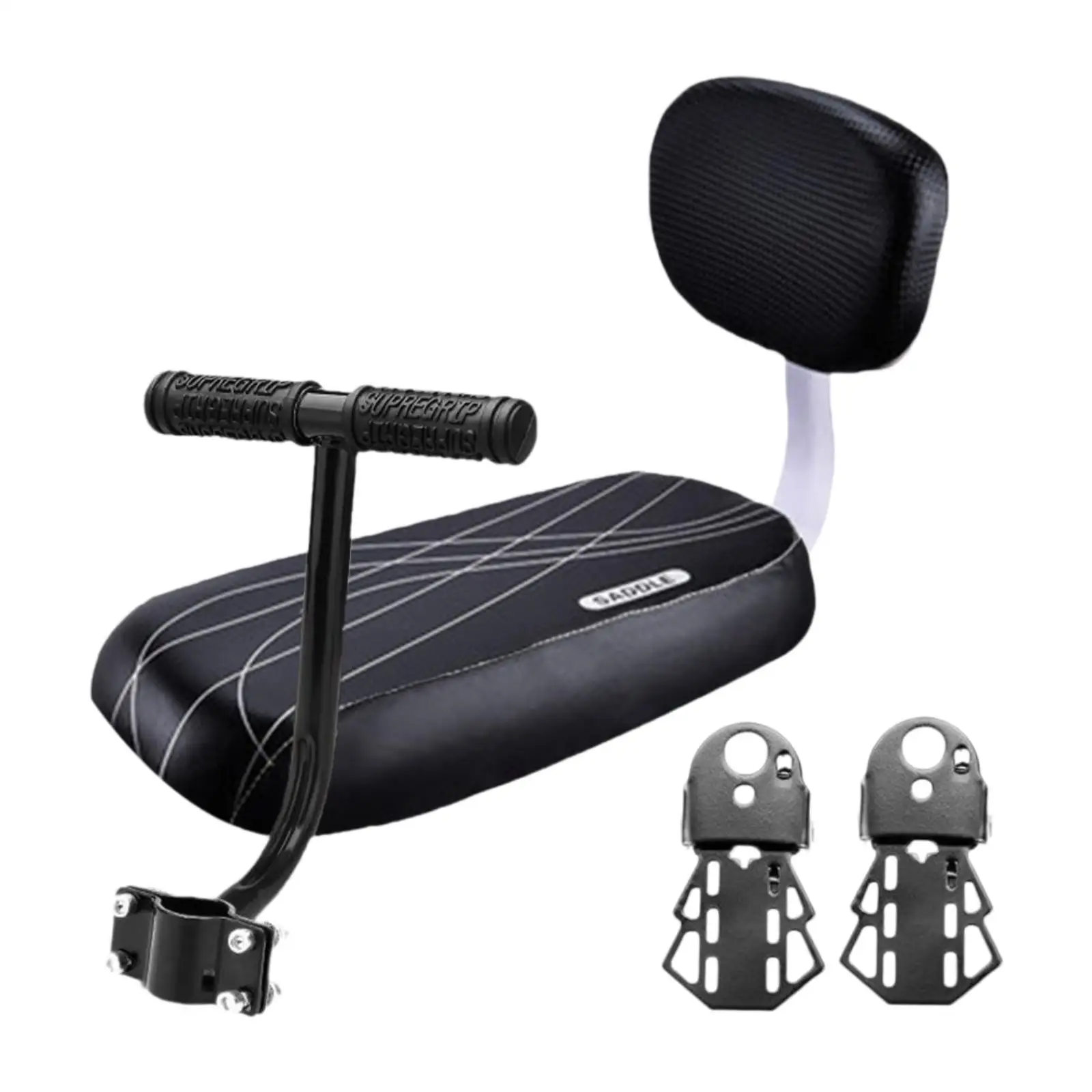 Rear Seat Cushion Shock Absorption with Backrest Comfort Replacement Saddle