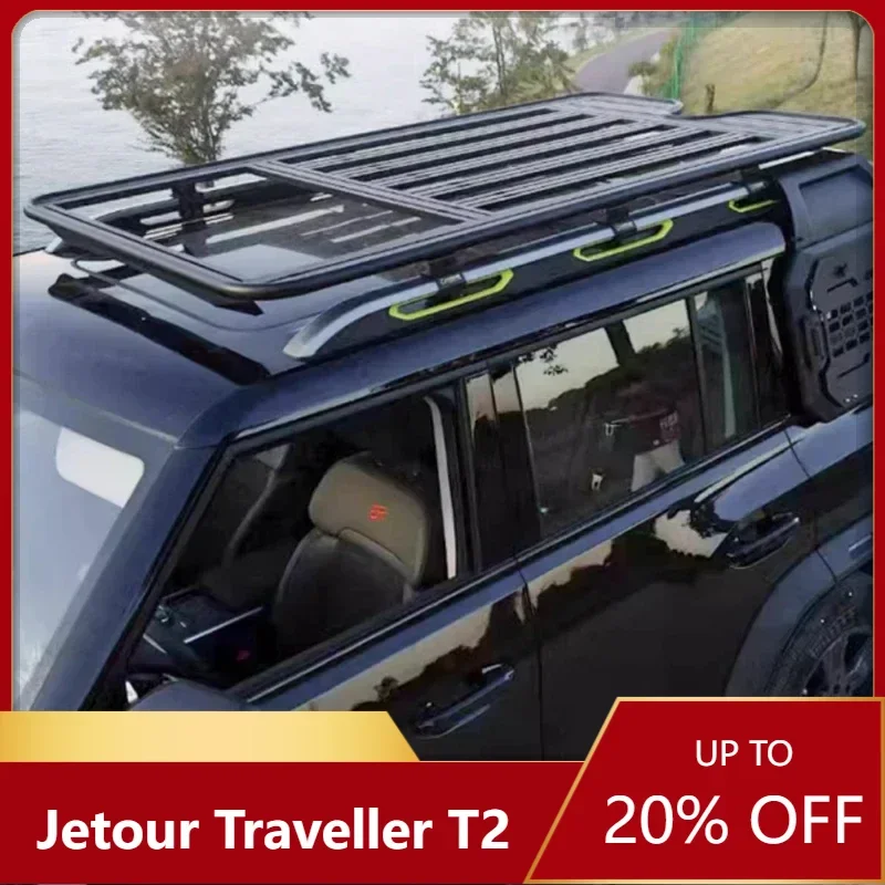 New！Car Luggage Rack Car Camping Roof Rack Bar Auto Luggage Rack Exterior Parts Accessories cherry Jetour Traveller T2 2023 2024