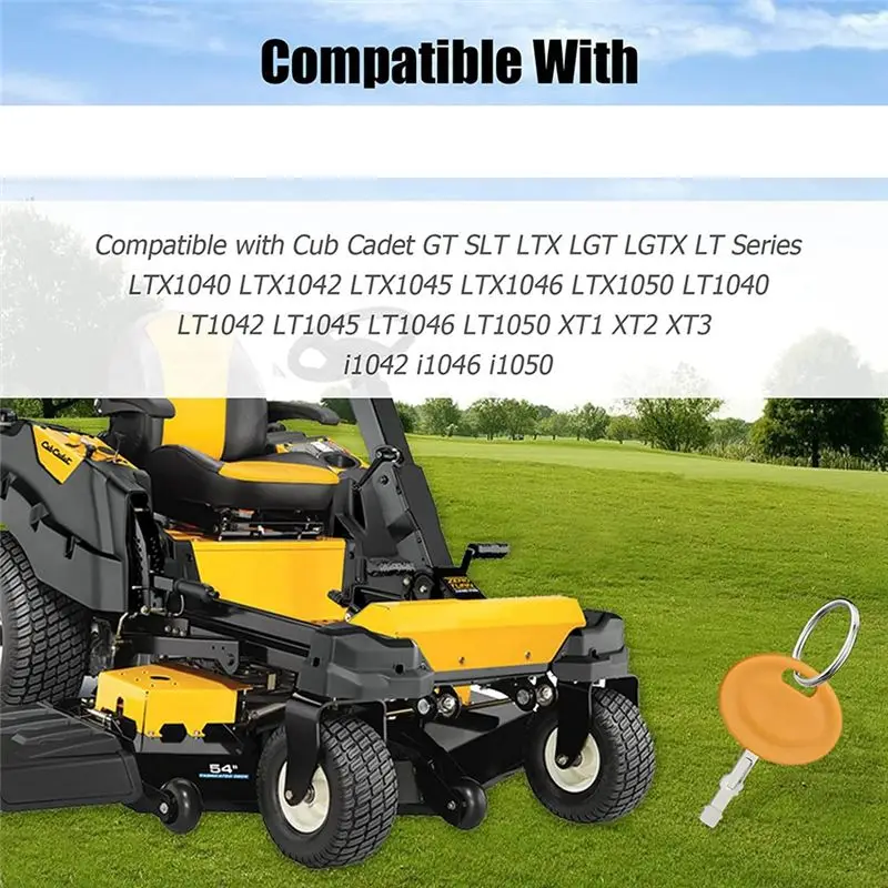 

(PQWN) Запасные ключи зажигания для газонокосилок Cub Cadet XT1 ZT1 LT LTX, Troy Bilt, MTD, замена 925-2054A, 925-1745A, 5 шт.