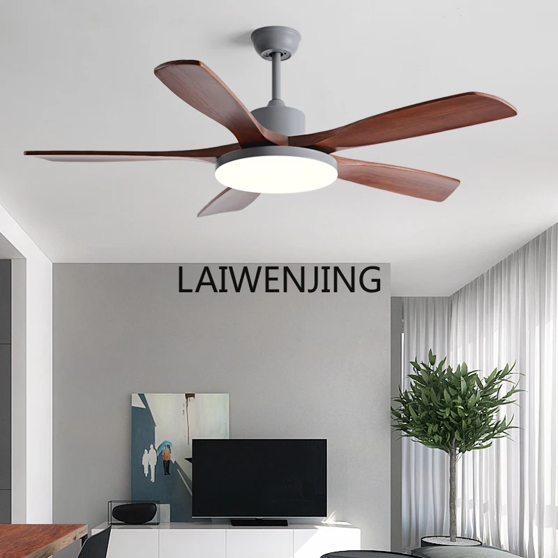 MJY solid wood fan dining room living room home and commercial frequency conversion silent with electric fan