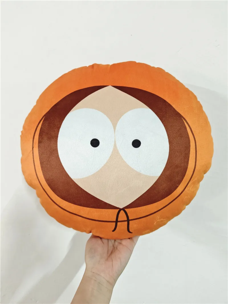 新しいアニメサウスパークケニー顔ぬいぐるみ枕クッションキッズボーイズぬいぐるみ子供のための