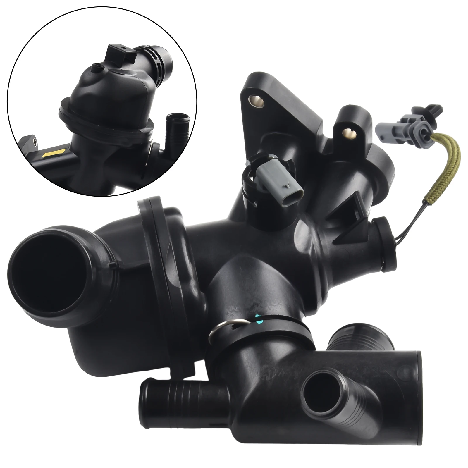 

High Performance Thermostat Housing for Discovery Sport and Evoque Direct Replacement for LR105975 LR073694 Models