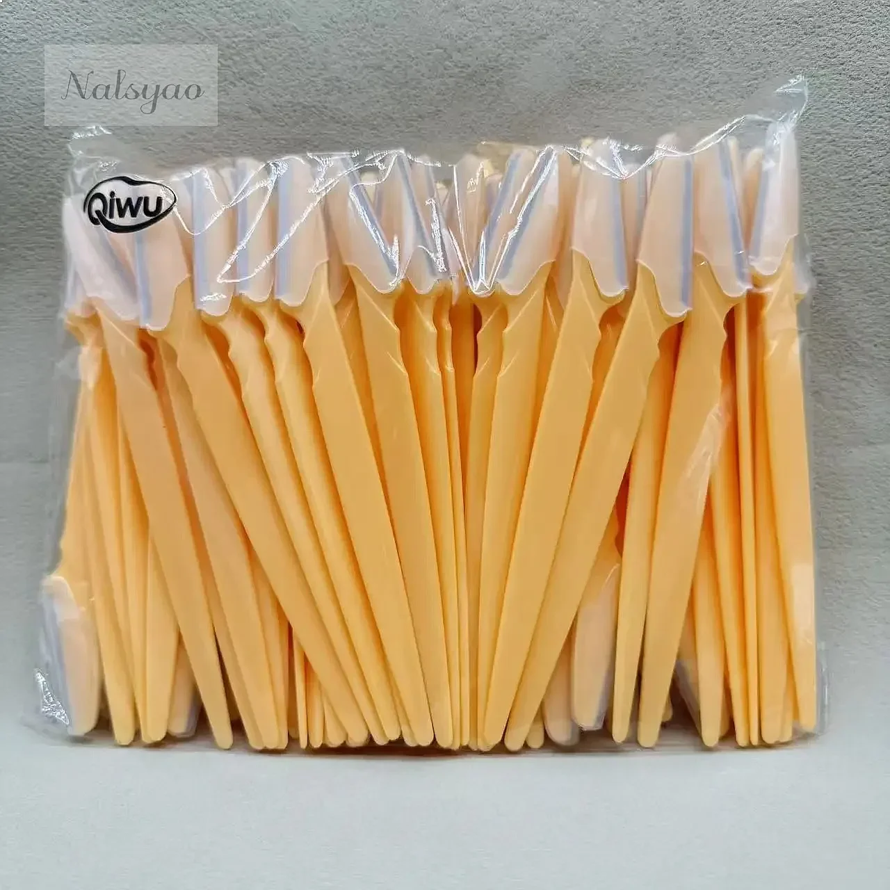 100pcs Eyebrow Trimmer Knives Portable Face Razor Hair Remover Brow Shaping Epilation Shaver Blades