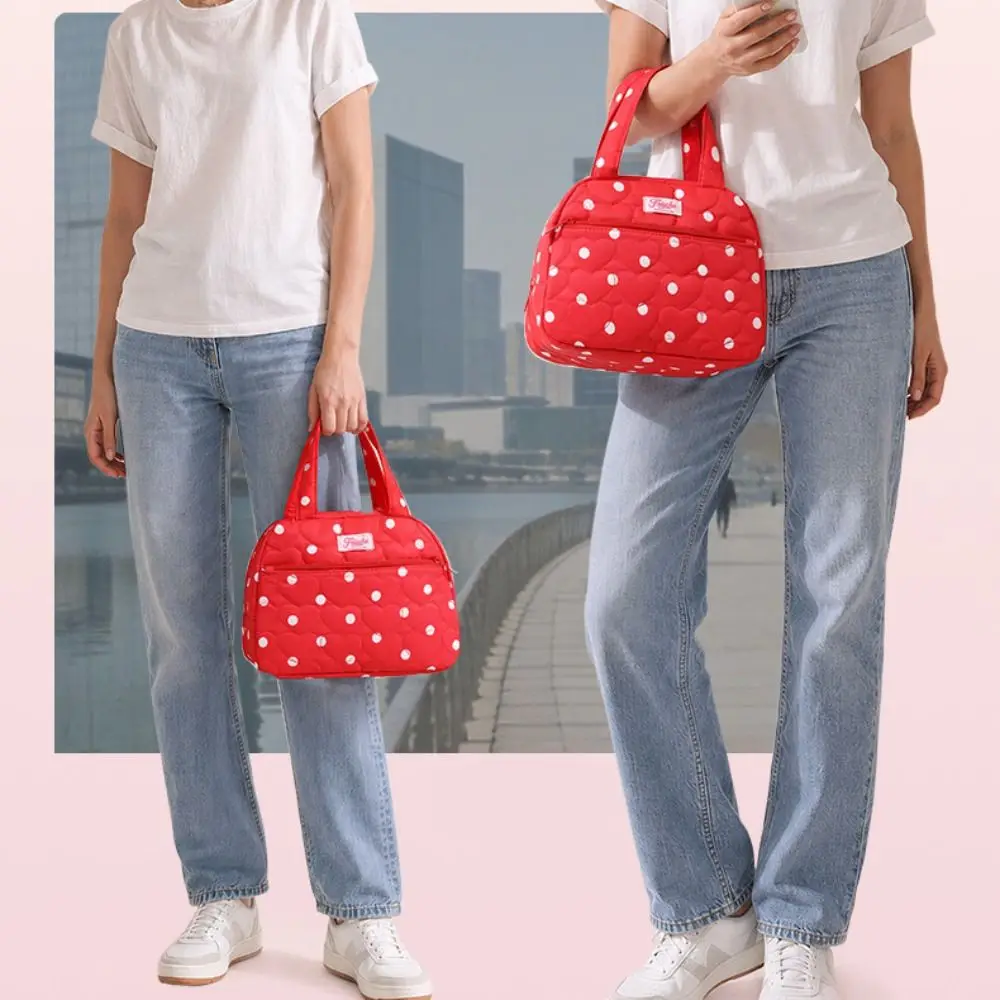Neue Tragbare Lunch-Tasche mit Griff, Verstärkte Große Isolierte Handtasche, Multifunktionale Wiederverwendbare Isolierte Lunch-Tasche – Detail 4