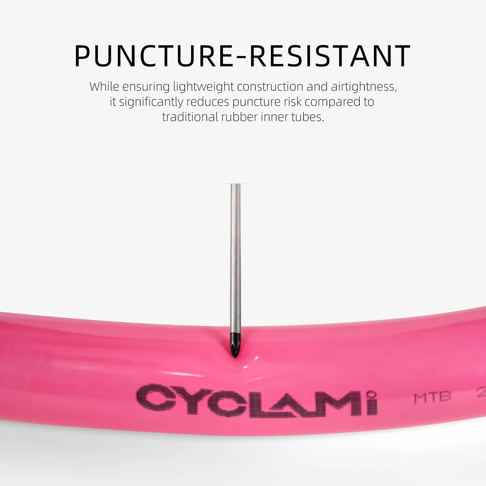 CYCLAMI  MTB 26 27.5 29 Inche Bike Inner Tube Mountain Bicycle Ultralight TPU Material Tire 45mm French Presta Valve Super Light