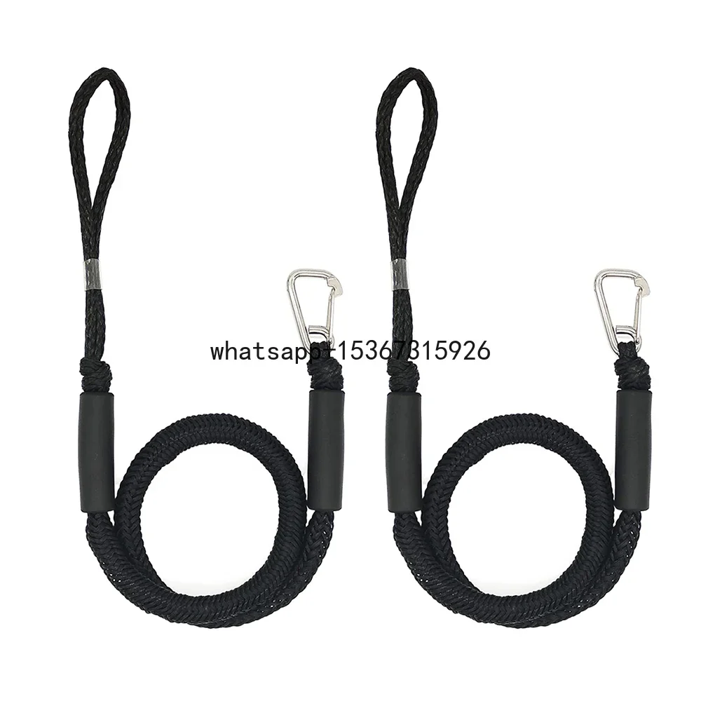 1/2PCS Bungee Dock Lines Shock Docking Rope Stretchable Boat Accessories Mooring Rope for Kayak Watercraft Jet Ski Canoe Power