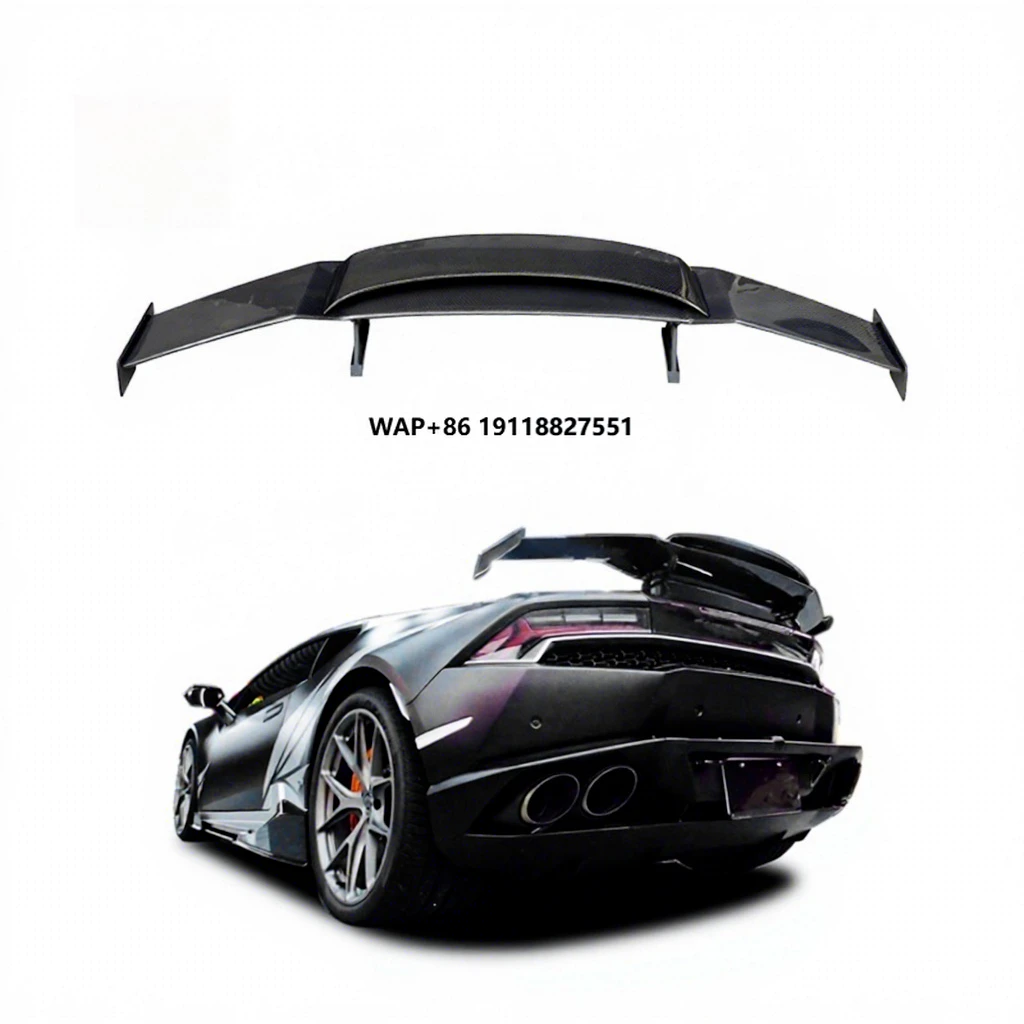

Md Style Carbon Fiber Rear Spoiler Wing for Huracan LP580 LP610 Spoilers Auto