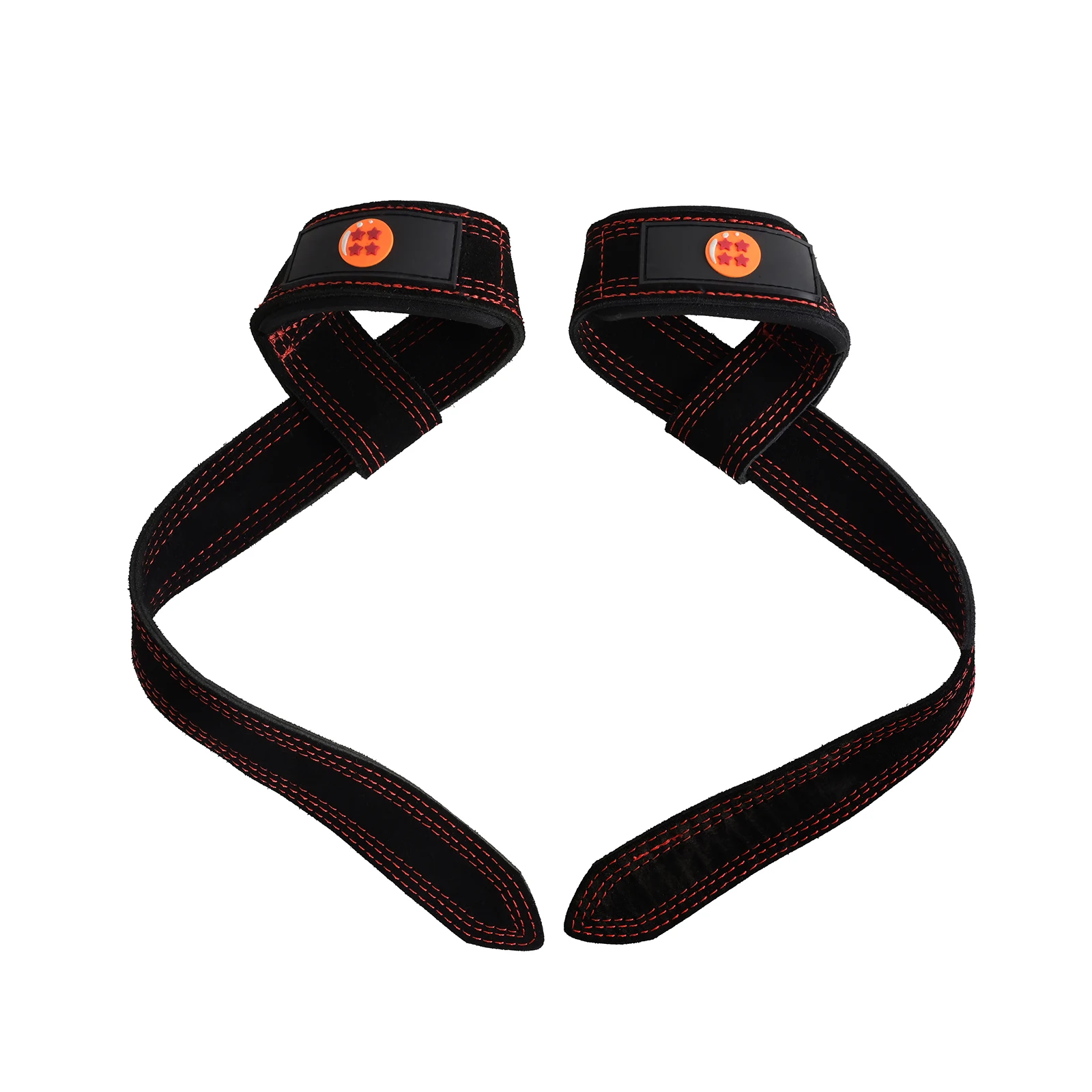 

Genuine Leather Cowhide Anime Weightlifting Strap, Real Leather Gym Straps For Heavy Duty Training,Deadlift, Powerlifting