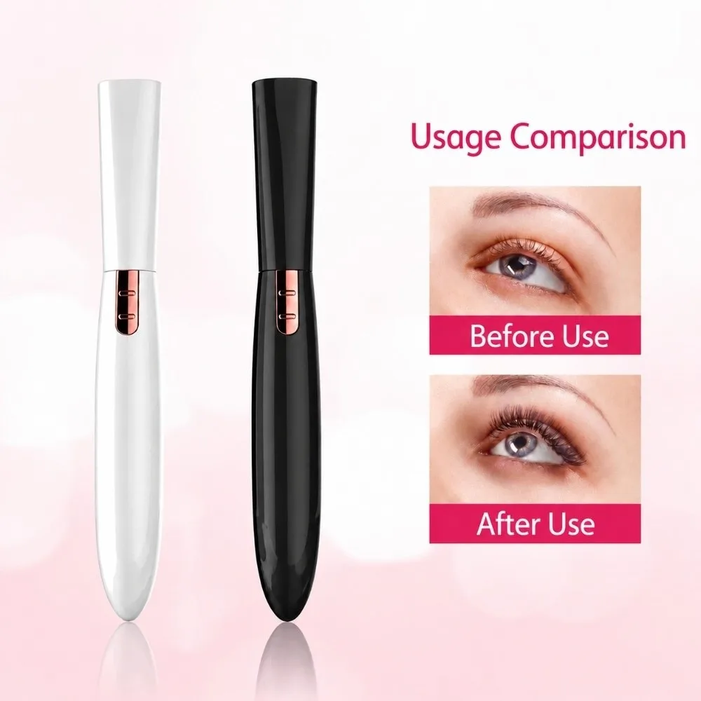 Professional Portable Electric Eyelash Curler Rapid Heating Long Lasting Heated Eyelash Curler Lash Curler Makeup Tool