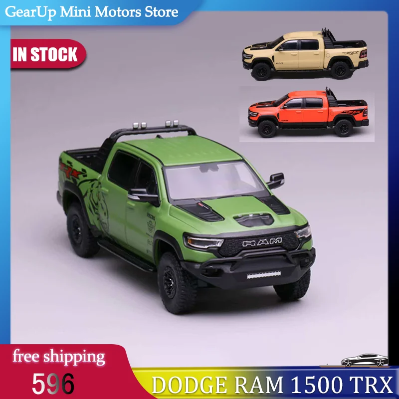 

Новая модель 596 1:64 Dodge Ram TRX "Raptor Killer" - В наличии. Литой пикап, американская внедорожная модель для коллекционеров грузовиков.