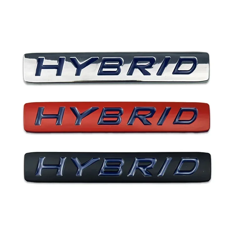 Car Body Metal Badge Rear Trunk Emblem Sticker for Toyota HYBRID Auris CAMRY Corolla HIGHLANDER INNOVA RAV4 TUNDRA Yaris