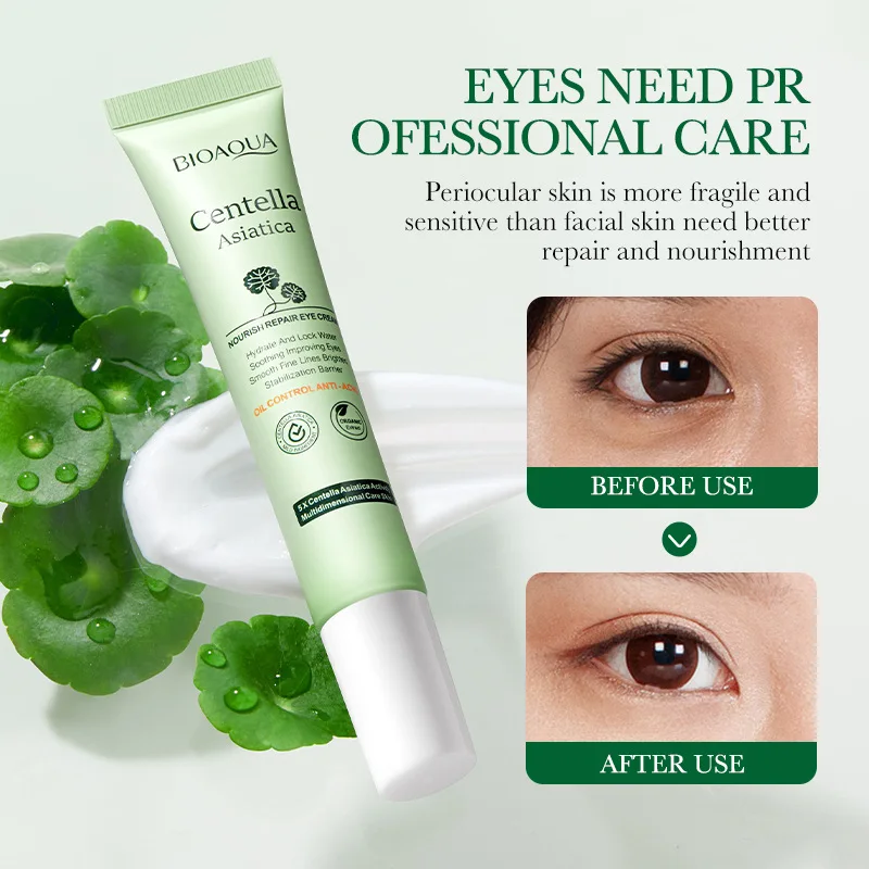 Centella Asiatica Eye Cream Anti Dark Circles Eyes Bags Moisturizing Anti Wrinkle Anti-aging Beauty Eyes Skin Care Products