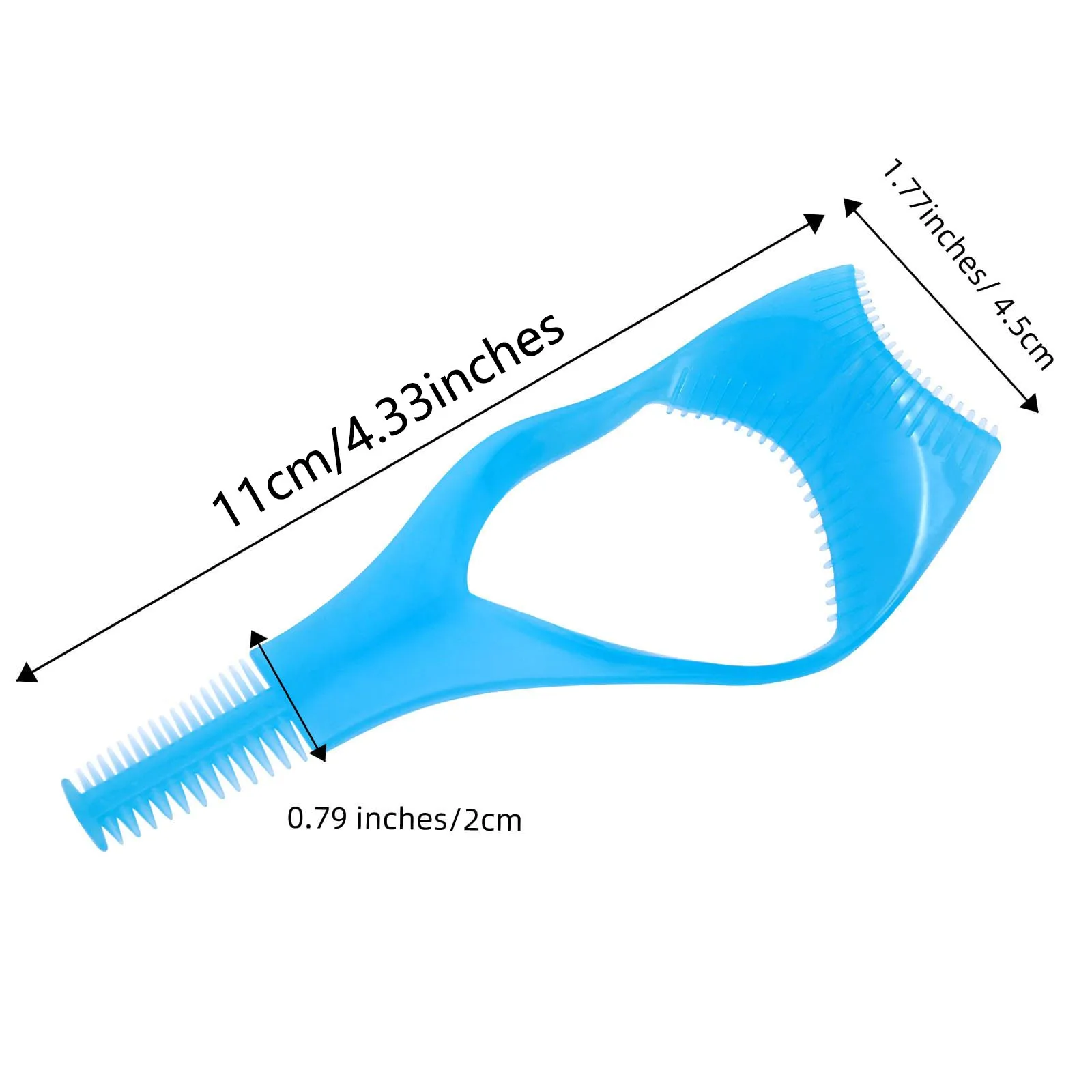 Eyeliner Assistant 3-In-1 Eyelash Comb Template Protect Eyes Crystal Mascara Shield Guide Cosmetic 3 In1 Eyelashes Tools