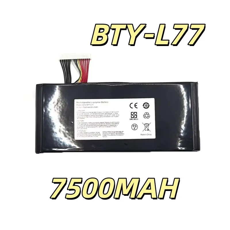 Replacement battery BTY-L77 11.1V 7500mAh For GT72VR GT72 MS-1781 MS-1783 6QN-218US Pro Laptop Battery