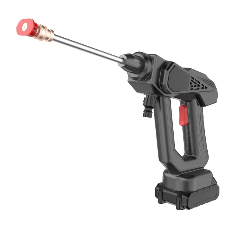 Durable 8107 Wireless Lithium-Ion Charging Car Wash Machine High Voltage Household Electric Car Wash Machine Water Spray Gun