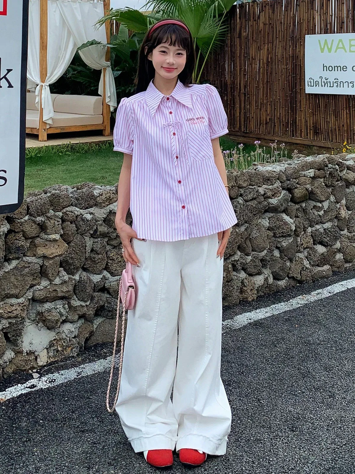 Pantalones vaqueros blancos de pierna ancha de cintura alta para mujer, pantalones largos sueltos simples rectos de verano, pantalones casuales femeninos Premium